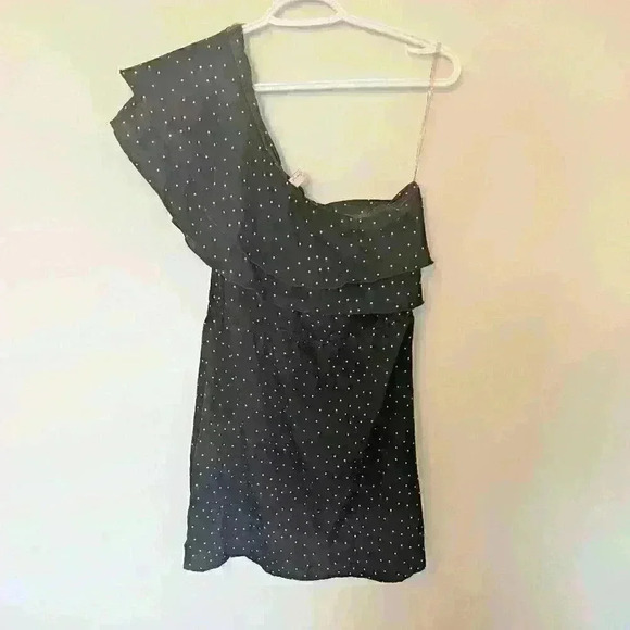 Indulge, One Shoulder, Mini Dress,  star pattern, size Medium - Picture 1 of 7